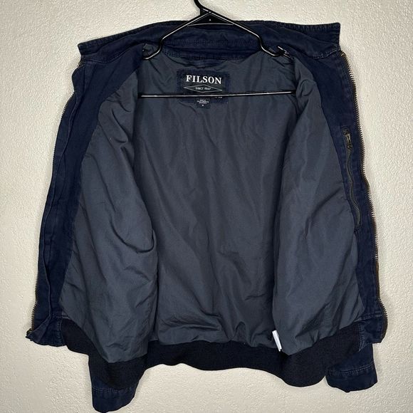 FILSON DRY WAX WORK JACKET DUSK NAVY S US MADE - Picture 4 of 5